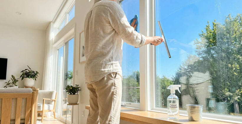 Comment nettoyer des vitres sans trace : finitions impeccables