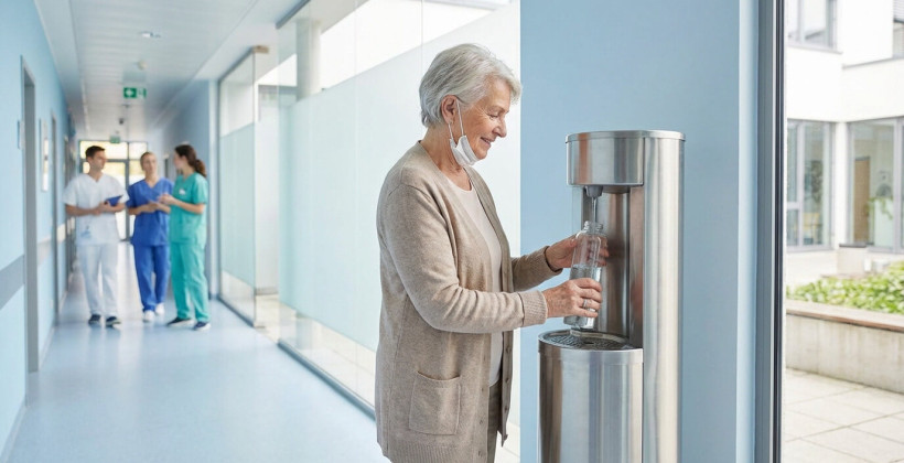 Fontaine à eau établissement de santé : Normes et sécurité