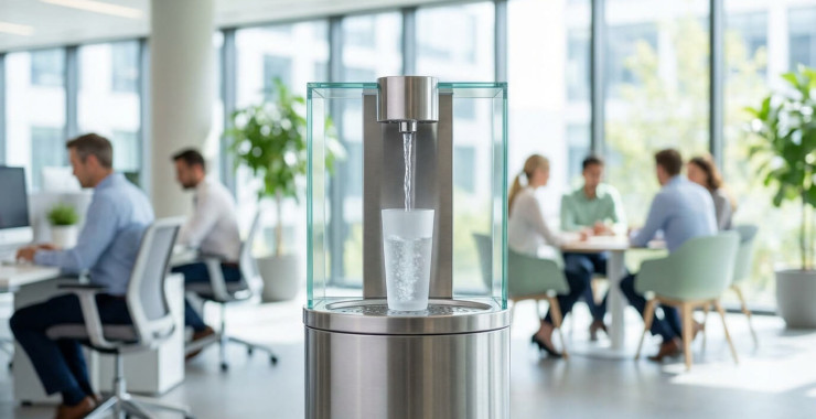 Fontaine à eau bureau : guide achat, location et normes