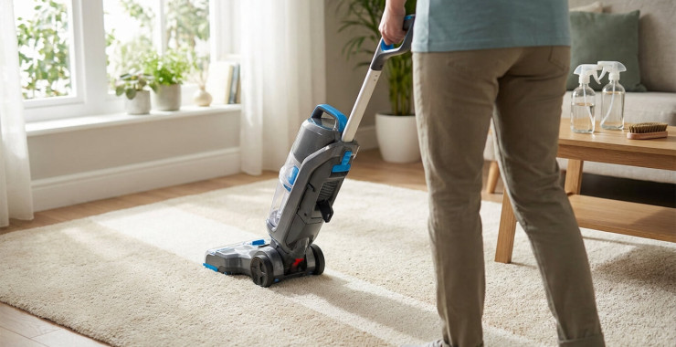 Comment nettoyer une moquette avec un injecteur-extracteur
